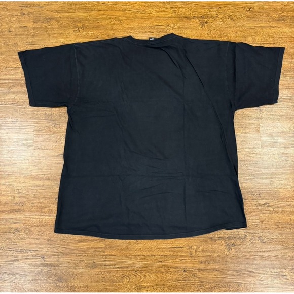 Vintage Y2K Marithe Francois Girbaud Black Puff Print Logo Baggy T Shirt Men 3XL - Picture 3 of 8